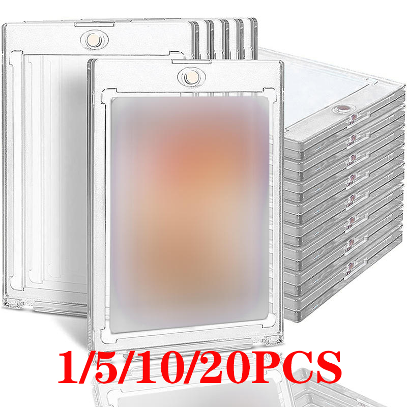 Card Sleeves Protector - Магнитные держатели для коллекционных карт: Прозрачные