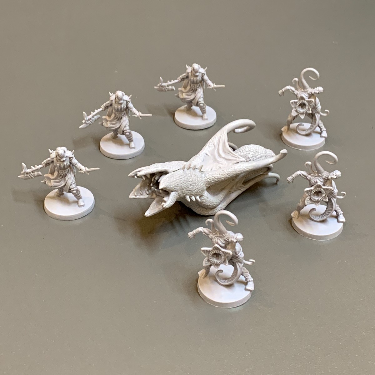 Board Game Horror Movie - Лот 6, миниатюры Alpha Worm SciFi,