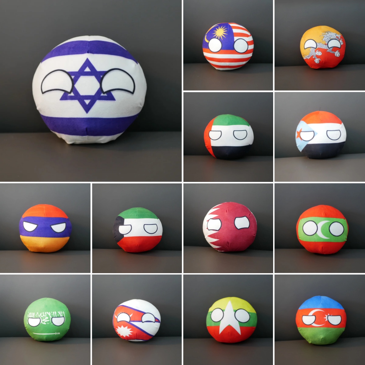 Board Game Yokohama - Countryballs, плюшевый брелок, кукла, Корея, Турция,