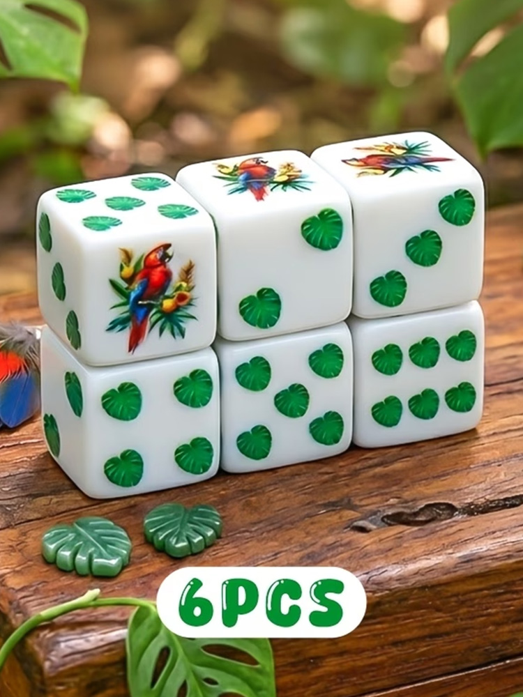 Board Game Rpg - Набор из 6 разноцветных игральных костей