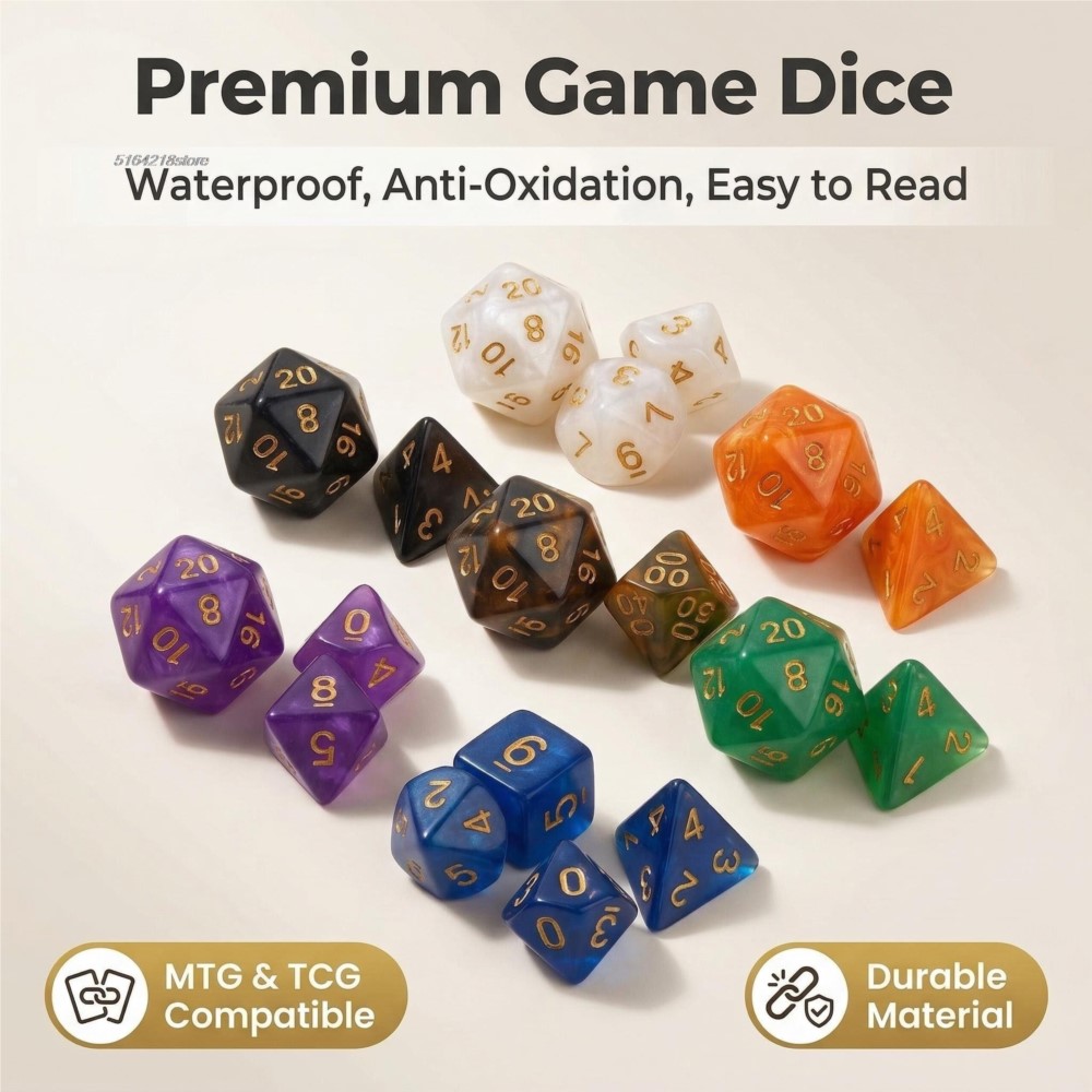 Набор из 7 штук: Набор кубиков – обзор и цена Board Game Economy